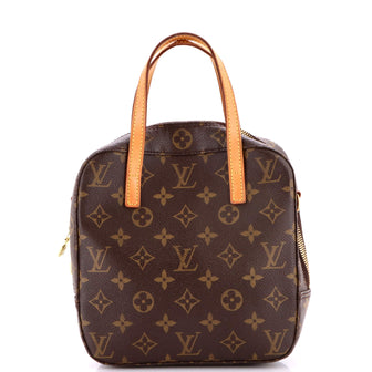 Louis Vuitton Spontini Handbag Monogram Canvas