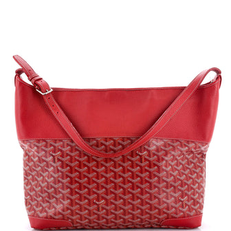Goyard Grenadine Hobo Coated Canvas with Leather