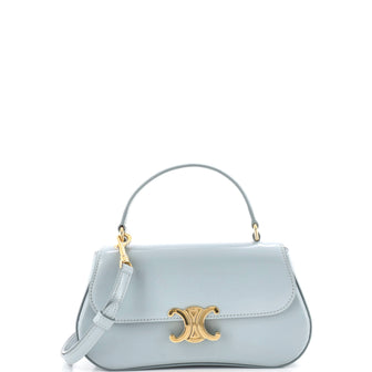 Celine Lola Triomphe Top Handle Bag Leather Teen