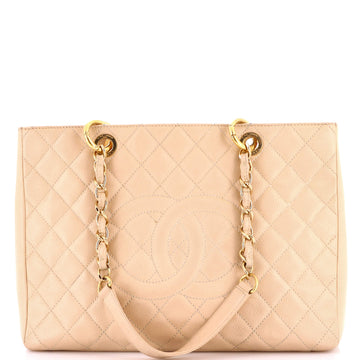 Chanel Grand Shopping Tote Quilted Caviar