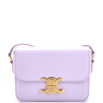 Celine Triomphe Shoulder Bag Smooth Calfskin Teen