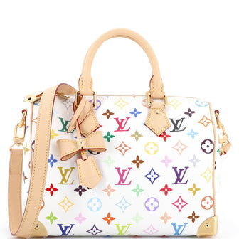 Louis Vuitton x Takashi Murakami Speedy Soft Bandouliere Bag Monogram Multicolor 25