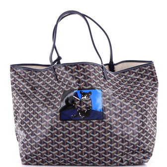 Goyard Saint Louis Tote Printed Coated Canvas GM