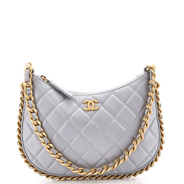 Chanel CC Chain Around Hobo Quilted Lambskin