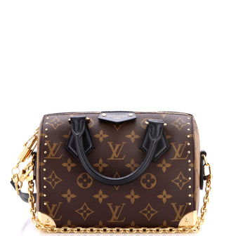Louis Vuitton Speedy Trunk Bag Reverse Monogram Canvas 20