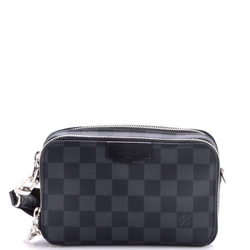 Louis Vuitton Alpha Wearable Wallet Damier Graphite