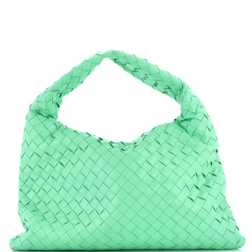 Bottega Veneta Hop Hobo Intrecciato Leather Small