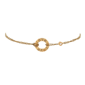 Cartier 2 Diamonds Love Bracelet 18K Yellow Gold with Diamonds