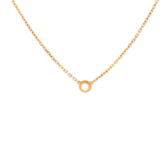 Cartier Cartier D'Amour Pendant Necklace 18K Yellow Gold and Diamond XS