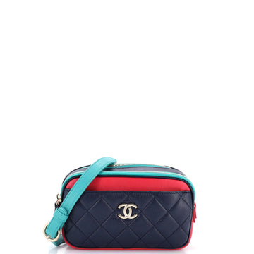 Chanel In & Out Belt Bag Quilted Goatskin Small