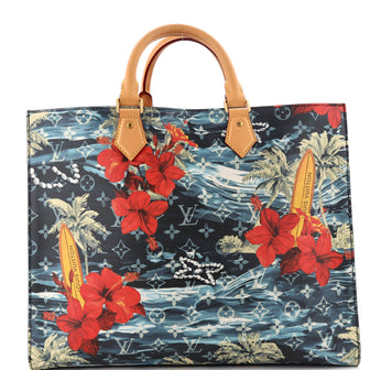 Louis Vuitton Sac Plat 24H Bag Limited Edition Surfing Monogram Canvas