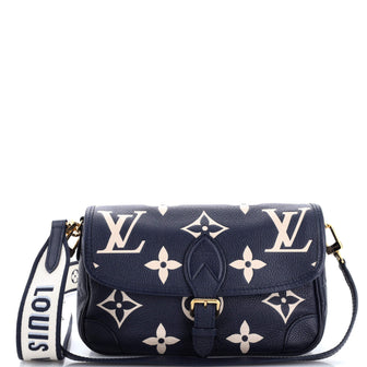 Louis Vuitton Diane NM Handbag Bicolor Monogram Empreinte Giant