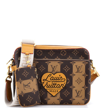 Louis Vuitton Nigo Trio Messenger Bag Limited Edition Stripes Monogram Canvas