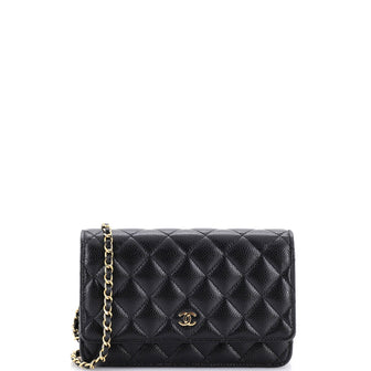 Chanel Wallet on Chain Quilted Caviar