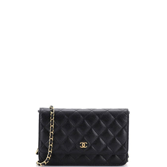 Chanel Wallet on Chain Quilted Caviar