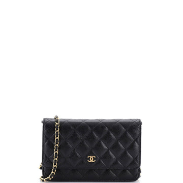 Chanel Wallet on Chain Quilted Caviar