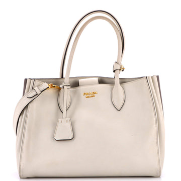 Prada Soft Bibliotheque Tote City Calfskin Medium