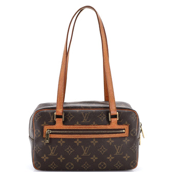 Louis Vuitton Cite Handbag Monogram Canvas MM