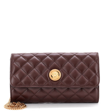 Versace Icon Wallet on Chain Quilted Leather
