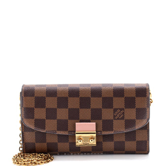 Louis Vuitton Croisette Chain Wallet Damier