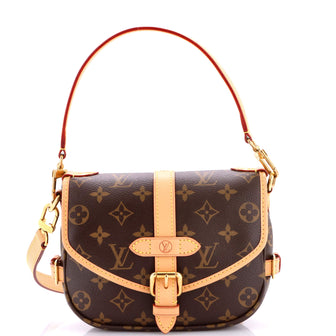 Louis Vuitton Saumur Handbag Monogram Canvas BB