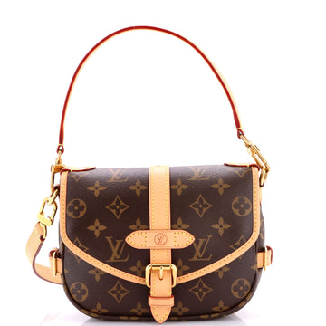 Louis Vuitton Saumur Handbag Monogram Canvas BB