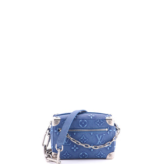 Louis Vuitton Soft Trunk Bag Faded Monogram Debossed Leather Mini