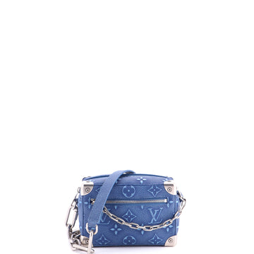 Louis Vuitton Soft Trunk Bag Faded Monogram Debossed Leather Mini