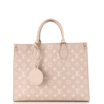Louis Vuitton OnTheGo Tote Spring in the City Monogram Empreinte Leather MM