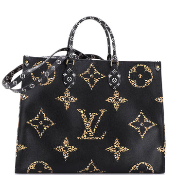 Louis Vuitton OnTheGo Tote Limited Edition Jungle Monogram Giant GM