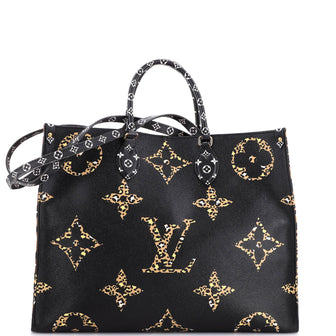 Louis Vuitton OnTheGo Tote Limited Edition Jungle Monogram Giant GM