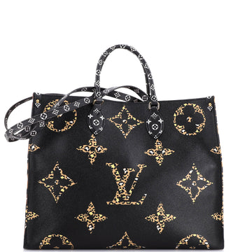 Louis Vuitton OnTheGo Tote Limited Edition Jungle Monogram Giant GM