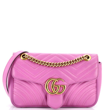 Gucci GG Marmont Flap Bag Matelasse Leather Medium