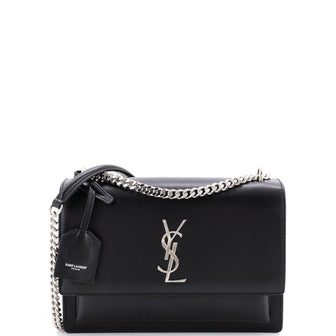 Saint Laurent Sunset Crossbody Bag Leather Medium