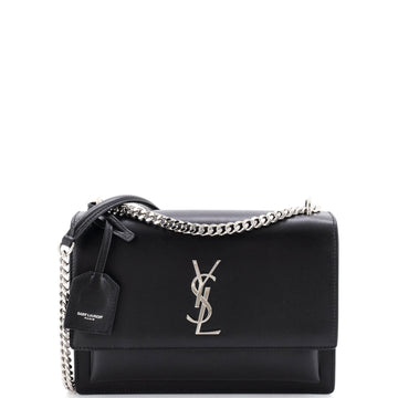 Saint Laurent Sunset Crossbody Bag Leather Medium