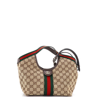 Gucci Giglio Tote GG Canvas Small