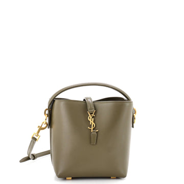 Saint Laurent Le 37 Bucket Bag Leather Mini