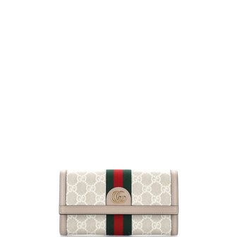 Gucci Ophidia Continental Wallet GG Coated Canvas