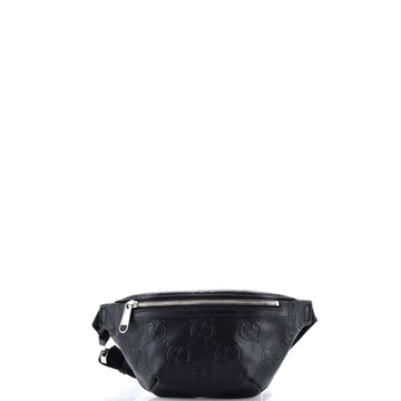Gucci Belt Bag GG Embossed Perforated Leather Small