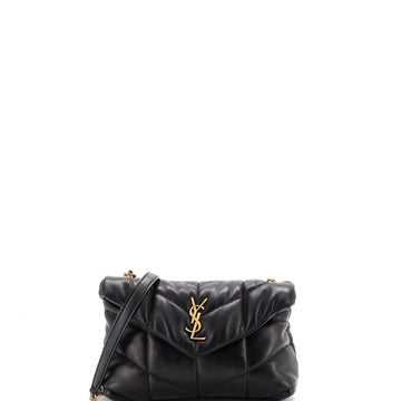 Saint Laurent Loulou Puffer Shoulder Bag Quilted Leather Mini