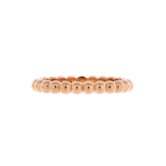 Van Cleef & Arpels Perlee Ring 18K Rose Gold Medium