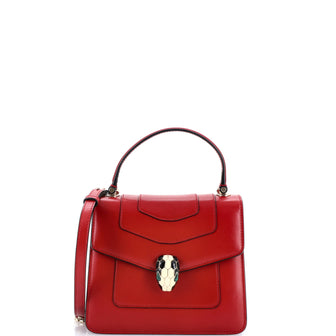 Bvlgari Serpenti Forever Top Handle Bag Leather Small