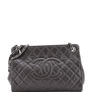 Chanel Timeless CC Frame Tote Quilted Caviar Medium