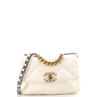 Chanel 19 Flap Bag Quilted Leather Medium