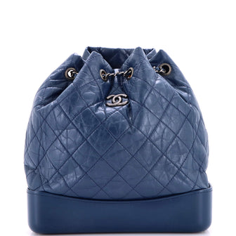 Chanel Gabrielle Backpack Quilted Aged Calfskin Medium
