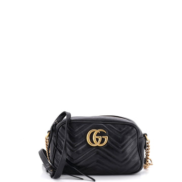 Gucci GG Marmont Shoulder Bag Matelasse Leather Small