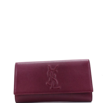 Saint Laurent Belle de Jour Clutch Leather Large