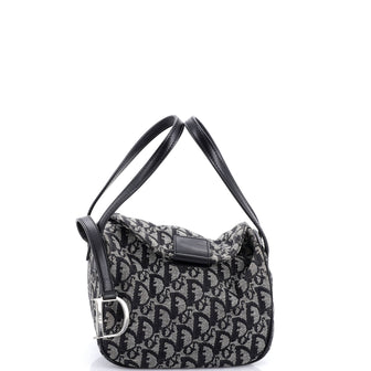 Christian Dior Vintage Bowler Bag Diorissimo Canvas Small