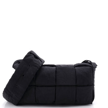 Bottega Veneta Padded Tech Cassette Crossbody Bag Intrecciato Nylon