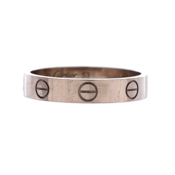 Cartier Love Wedding Band Ring 18K White Gold